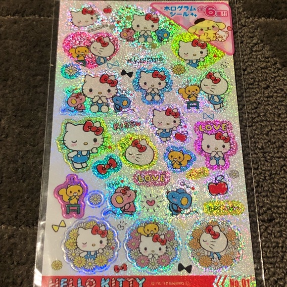 Sanrio Design Hello Kitty Sticker Sheet Official Sanrio Japan